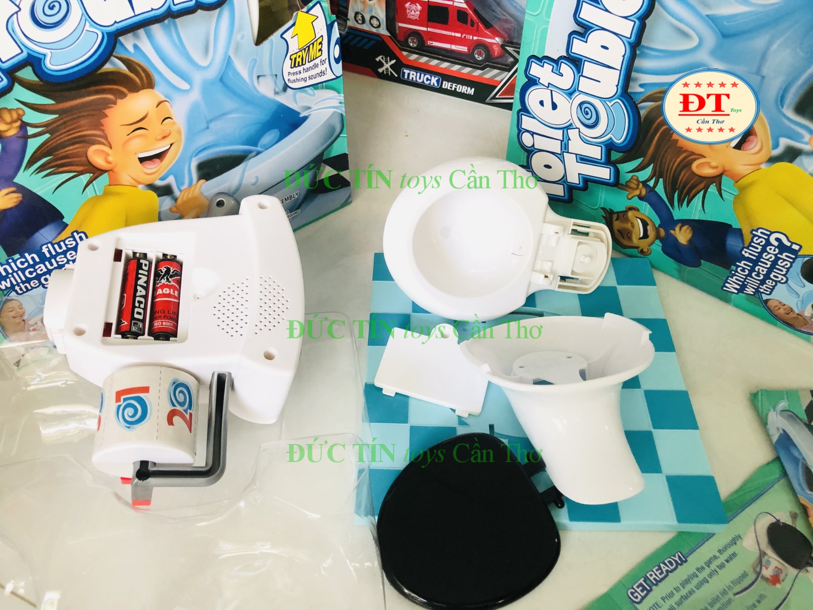 TRÒ CHƠI BOARDGAME TOILET TROUBLE