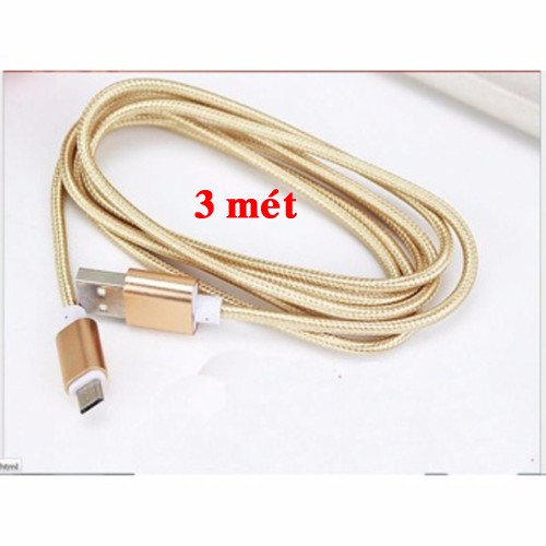 [HCM]Dây Xạc Điện Thoại Android Dài 3m