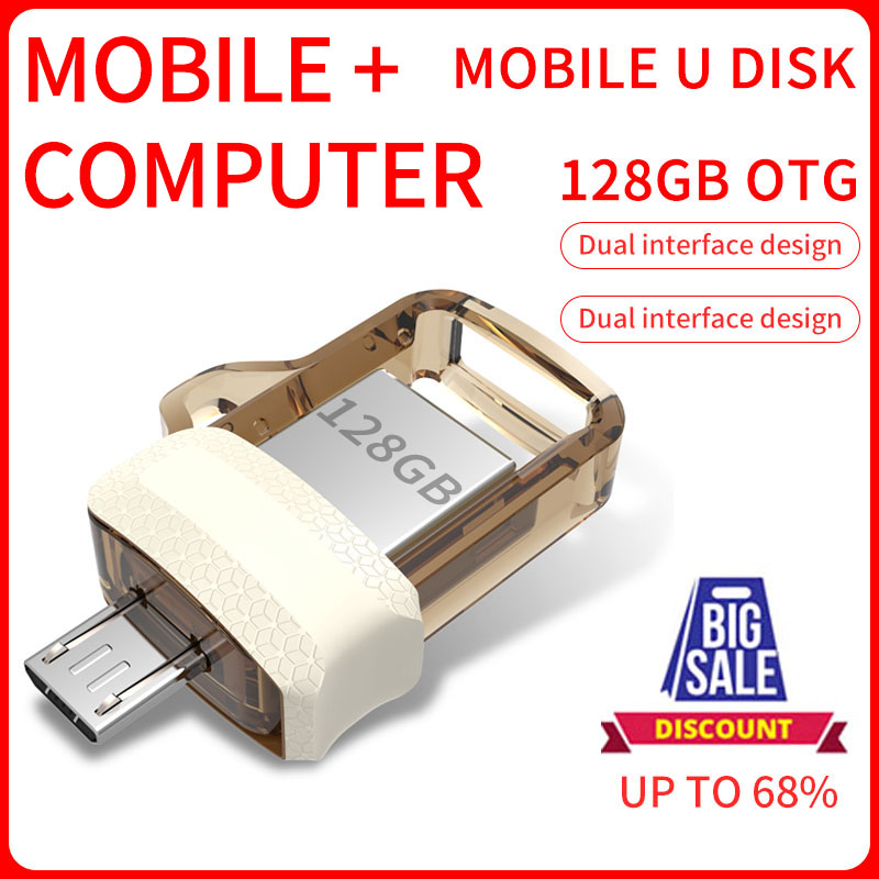 Thẻ Nhớ Otg 256 Gb/128 Gb/64 Gb Gb M3.0 Ultra Dual Usb Đèn Led Cho android Máy Tính Pendrive/Thumbdrive Sddd3