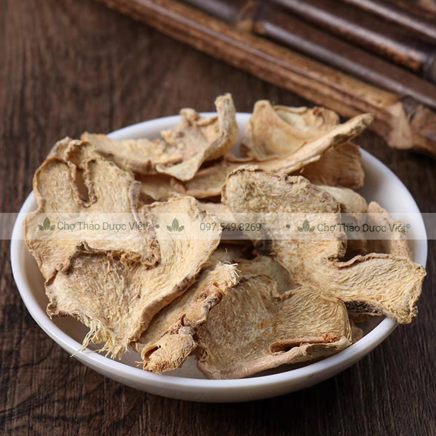 Gừng khô thái lát 100g, can khương, cay, thơm, pha trà, xông hơi, tốt cho sức khỏe