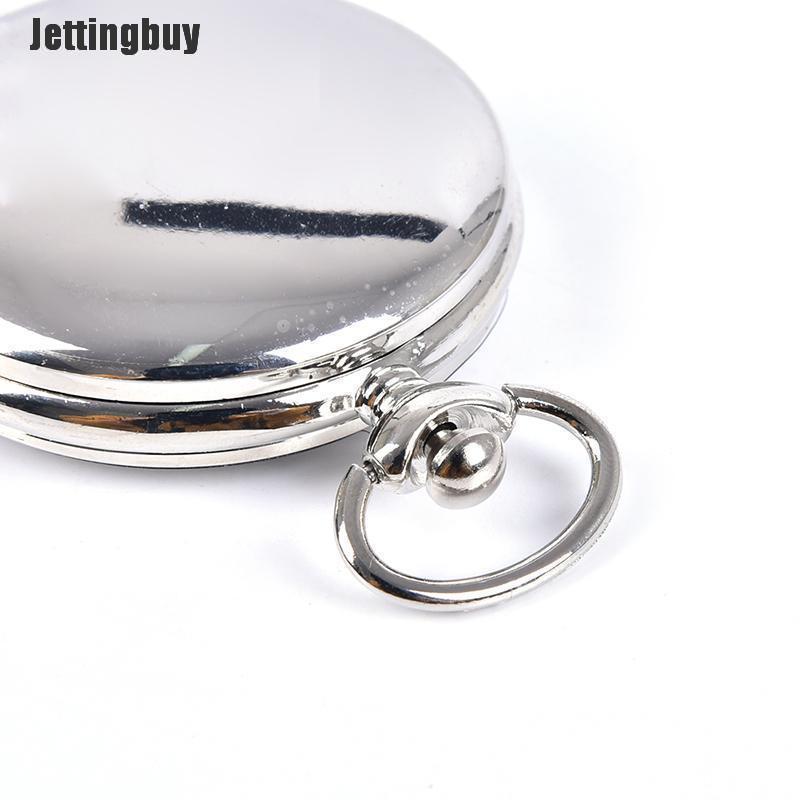 Jettingbuy La Bàn Lật Đồng Hồ Bỏ Túi Móc Khóa La Bàn Điều Hướng Đi Bộ Đường Dài Di Động