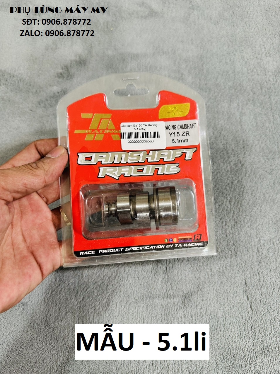 Cam độ ta racing đủ size từ 5.1li đến 7.2li dành cho xe ex135/150