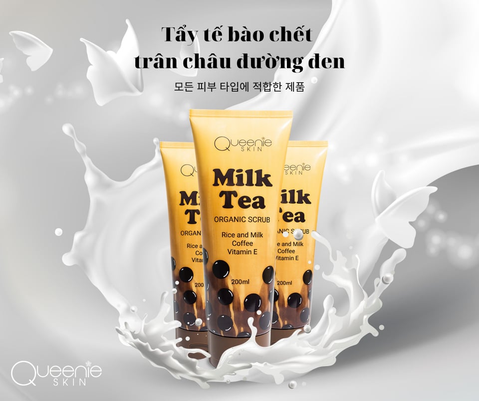 Tẩy tế bào chết Trân châu đường đen