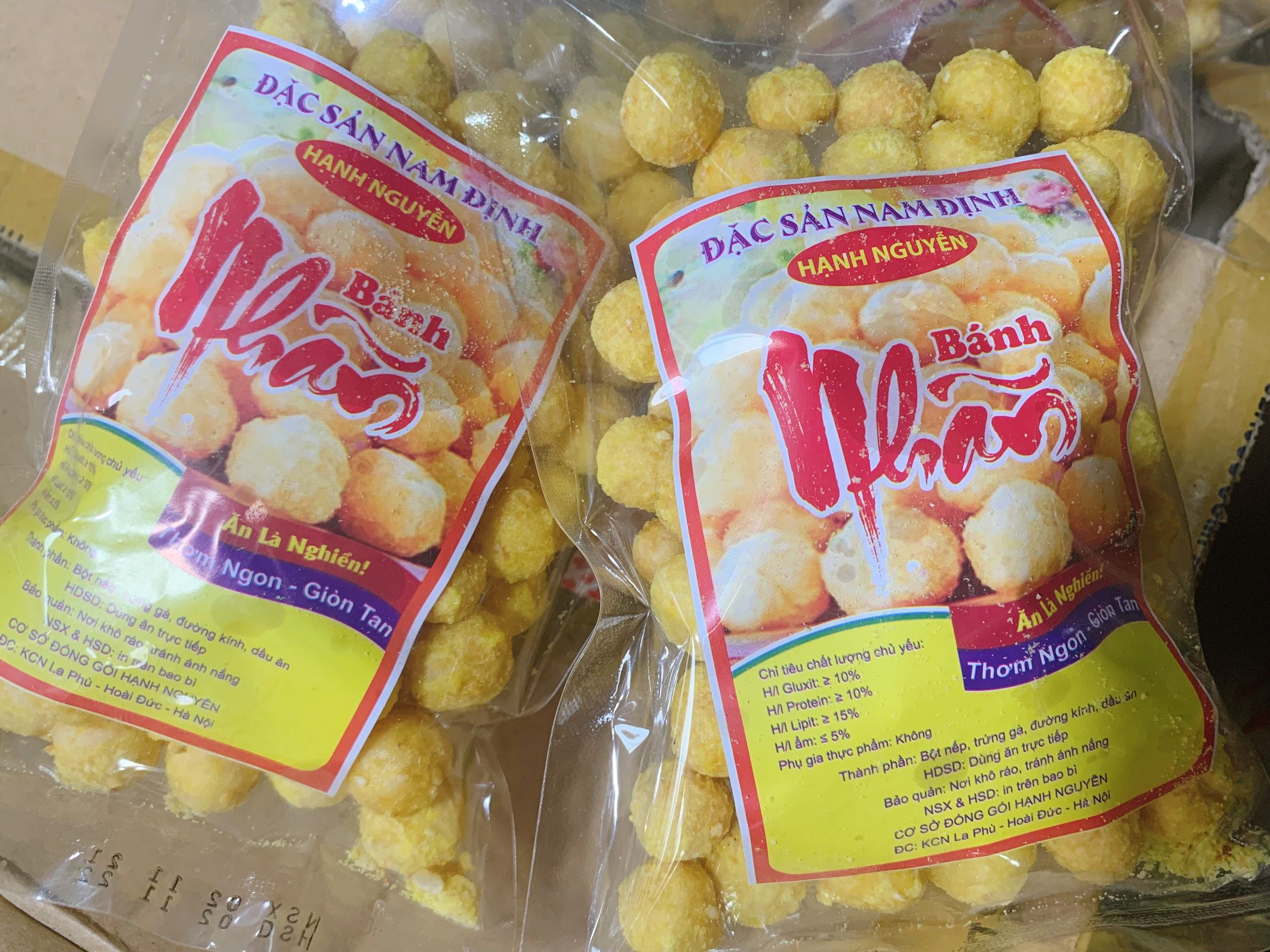 Bánh nhãn đặc sản Nam Định (gói 100 gram).
