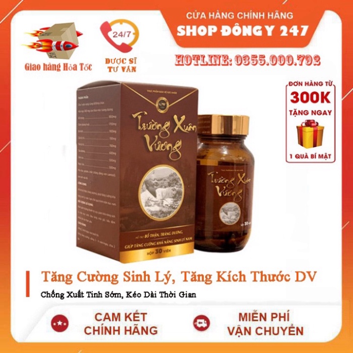 ✅ trường xuân vương 👍 ❤️ - cải thiện sinh lý nam giới 30 viên