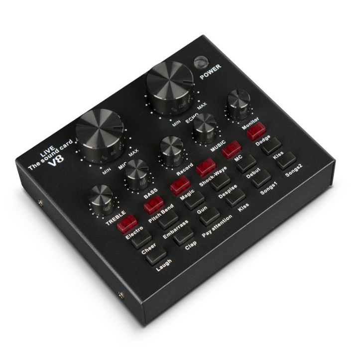 [HCM]Soundcard âm thanh V8 Autotune hỗ trợ livestream