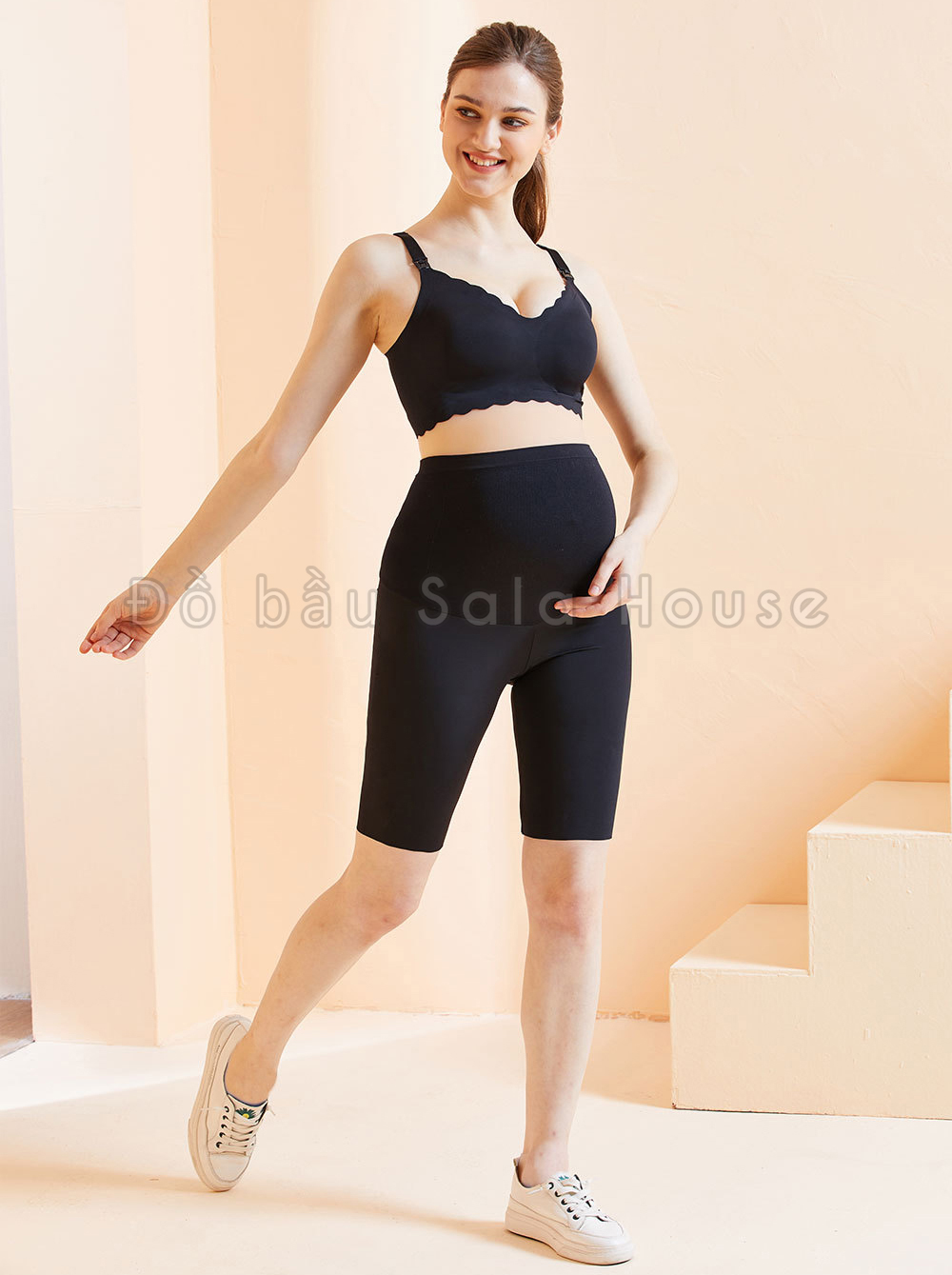Quần Bầu Legging Lửng Mùa Hè Mỏng Nhẹ - Siêu Co Giãn