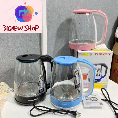 [HÀNG CAO CẤP] Bình Siêu Tốc Cuckoo Thủy Tinh - Ấm Đun Nước Siêu Tốc, Dung Tích 2.0L, Công Suất 1500W, Đun Sôi Cực Nhanh, Tự Động Ngắt Khi Sôi, Cách Nhiệt, Tiết Kiệm Điện Năng, Ấm Đun Siêu Tốc, Ấm Siêu Tốc Cao Cấp, Ấm Siêu Tốc