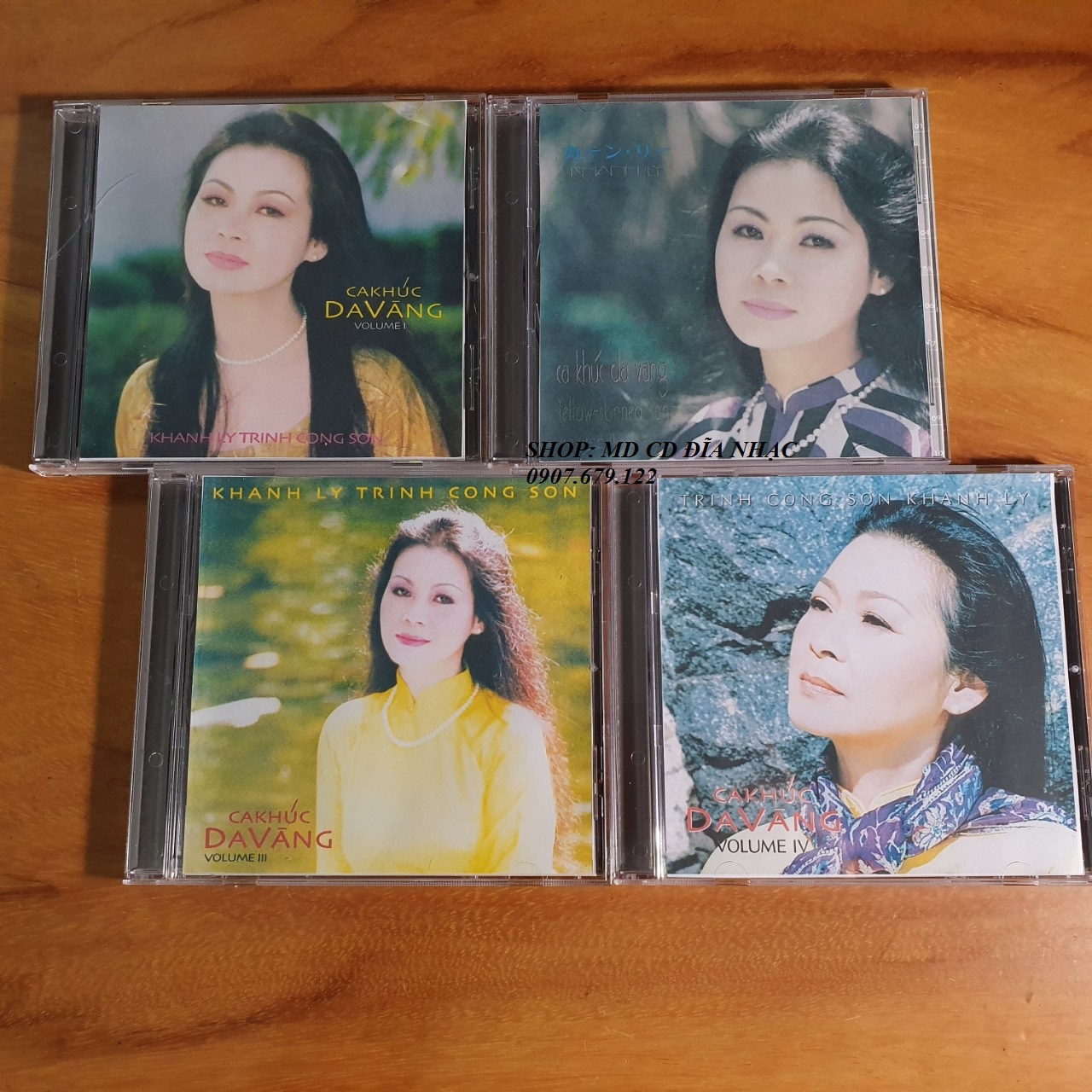 [MDCD] BỘ 4 CD KHÁNH LY - CA KHÚC DA VÀNG