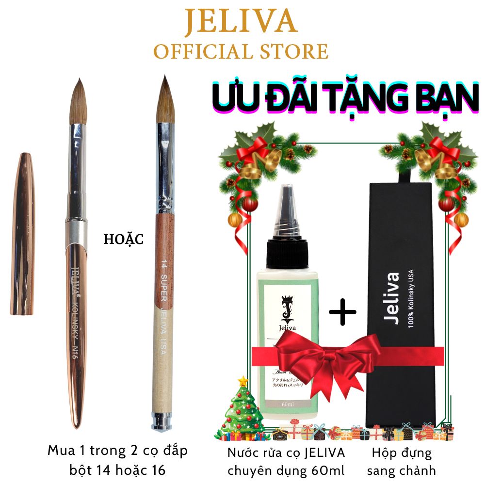Cọ đắp bột lông chồn JELIVA