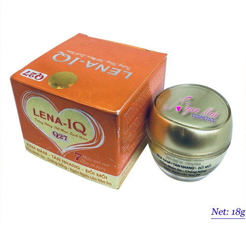 Kem nám tàn nhang đồi mồi q27 mỹ phẩm lena iq 18g