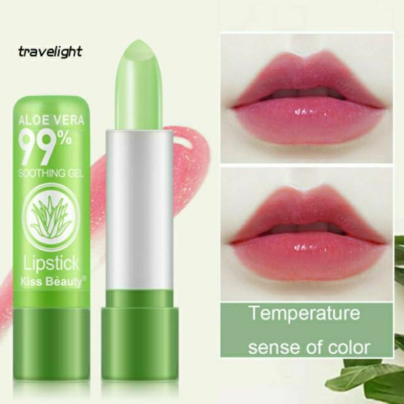 Son dưỡng môi chiết xuất lô hội aloe vera 99% vỏ xanh