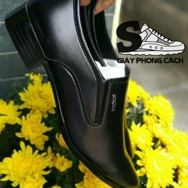 Giầy tây nam hàn quốc giá rẻ sang trọng lịch lãm mũi nhọn