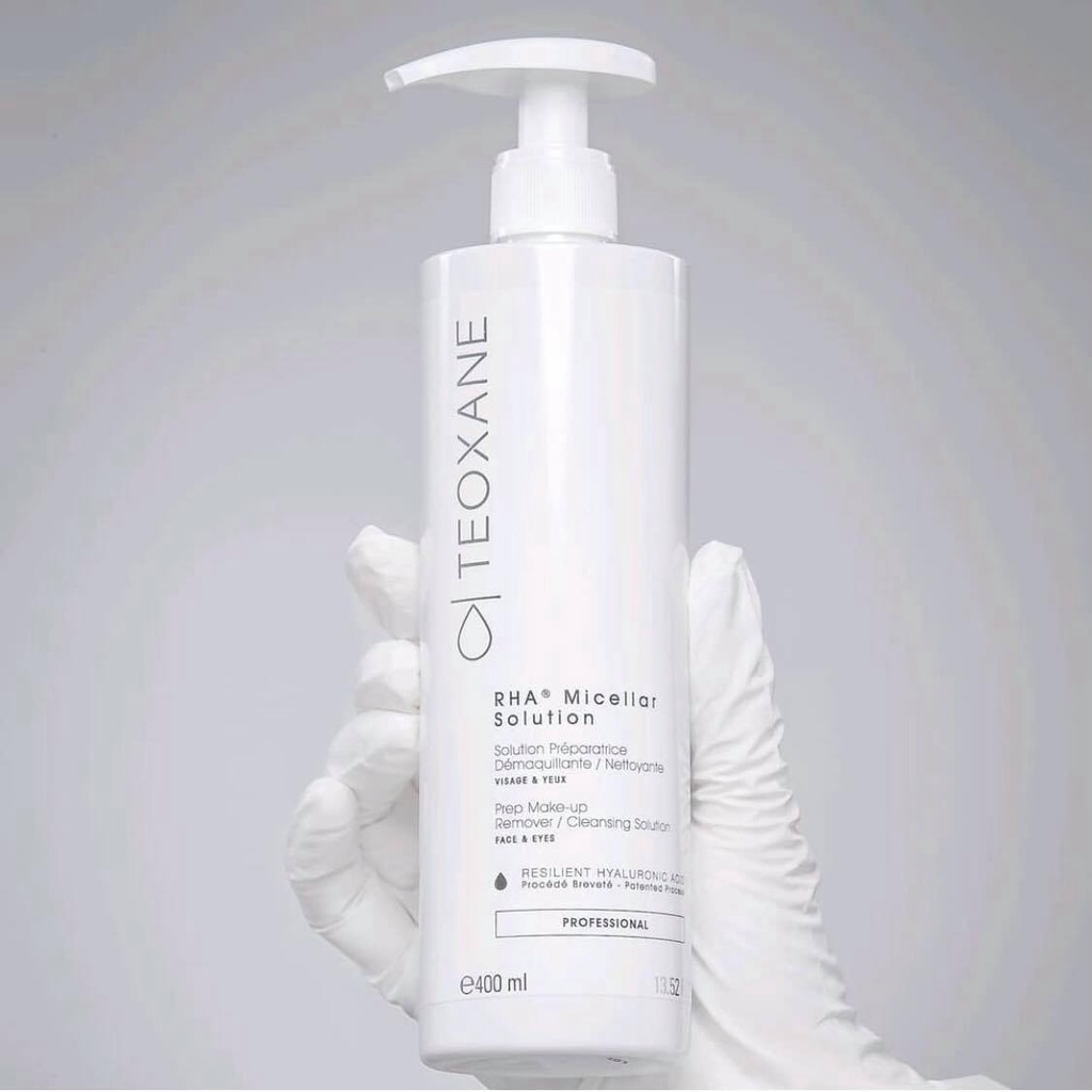 Tẩy trang làm dịu 3 trong 1 Teoxane RHA Micellar Solution (200ml-  400ml)  (HSD: 6/24)