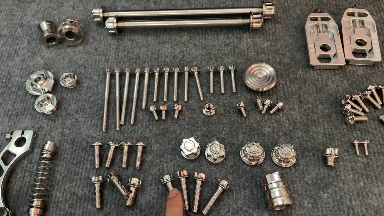Bộ full ốc Inox- Salaya xe Wave (nhỏ- lớn)