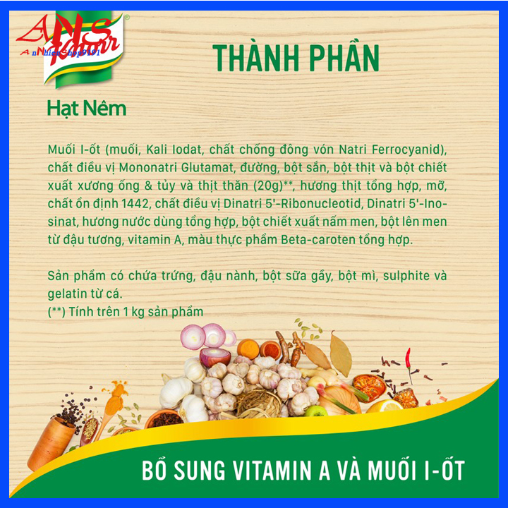 Hạt nêm Knorr túi 1.8kg