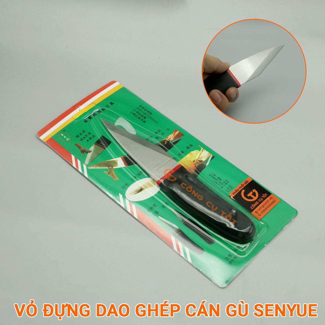 Dao ghép cành cây chuyên dụng cán gù