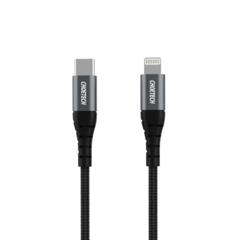 Cáp sạc nhanh Type C to Lightning chuẩn MFI Series Choetech IP00 (Hàng chính hãng)