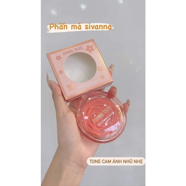 Phấn má Sivanna Colors 8g Blooming Blush HF8102