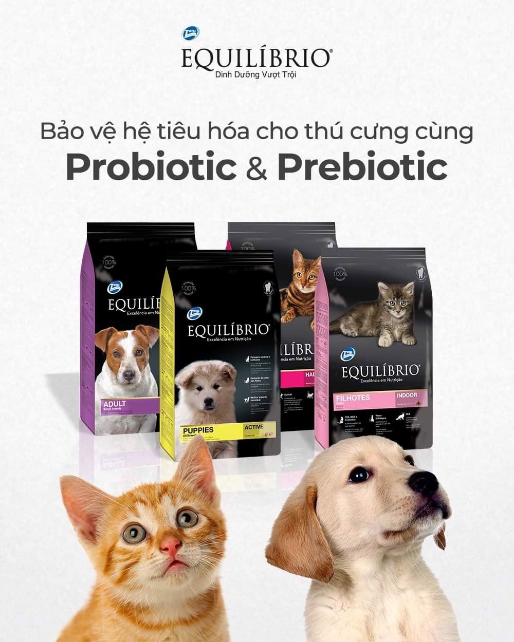 Hạt Cho Mèo EQUILIBRIO (Châu Âu) 1.5KG - [Nông Trại Thú Cưng]