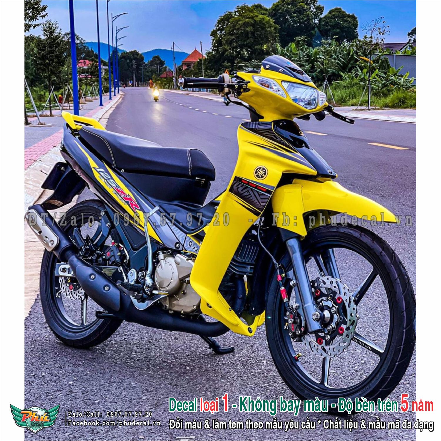 Tem rời yaz 125 vàng