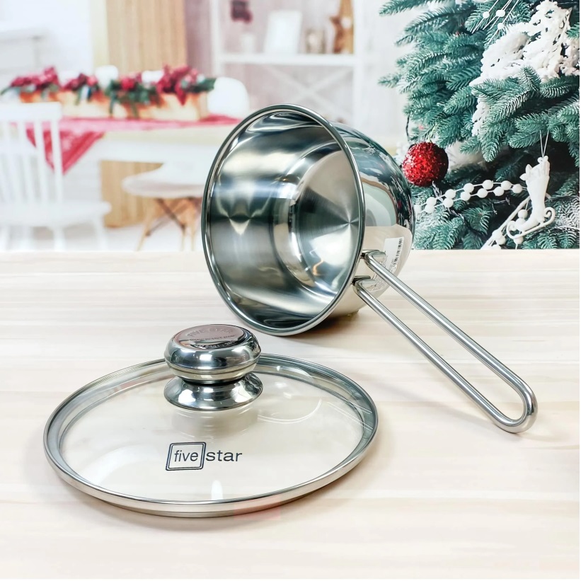 Quánh Inox Five Star 12cm/16cm