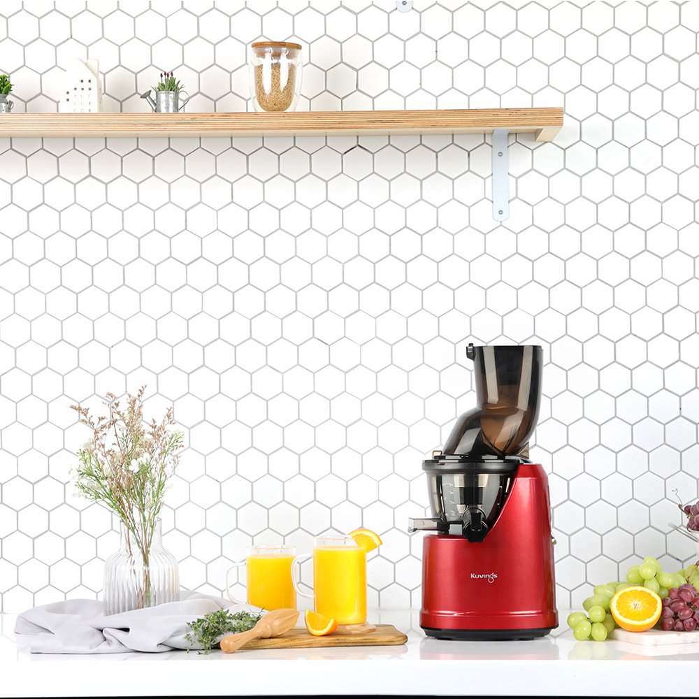 [Trả góp 0%]Máy ép trái cây tốc độ chậm Kuvings NS-1725CBC2 (400ml) - Màu đỏ