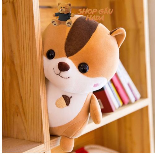 Gấu Bông Sóc Hạt Dẻ Bông Cao Cấp