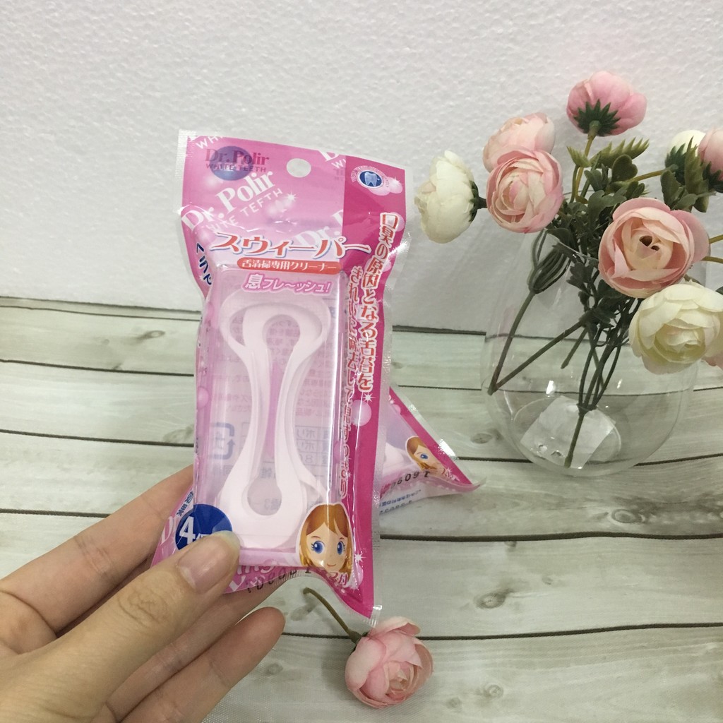 [HCM]Set 4 dụng cụ cạo lưỡi 2 đầu Tagami