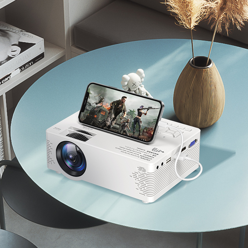 Máy Chiếu Mini Gia Đình FullHD 1080, Máy Chiếu Project Mini, Máy Chiếu Mini, Máy Chiếu Không Cần Màn Chất Lượng Cao, Máy Chiếu KooGold Kết Nối Wifi, Âm Thanh Chân Thực, Hình Ảnh Sắc Nét, Độ Phân Giải Cao, Ảnh To Và Rộng - Bảo Hành 1 Đổi  Bảo Hành 12 Tháng