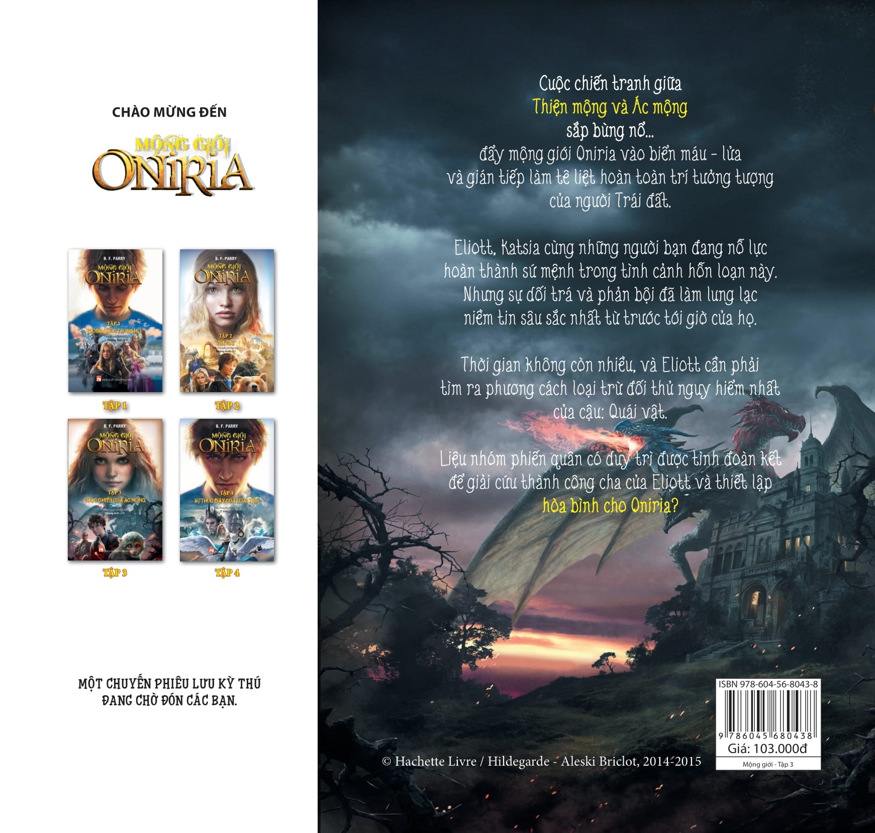 Fahasa - Mộng Giới Oniria - Tập 3 - Cuộc Chiến Của Ác Mộng