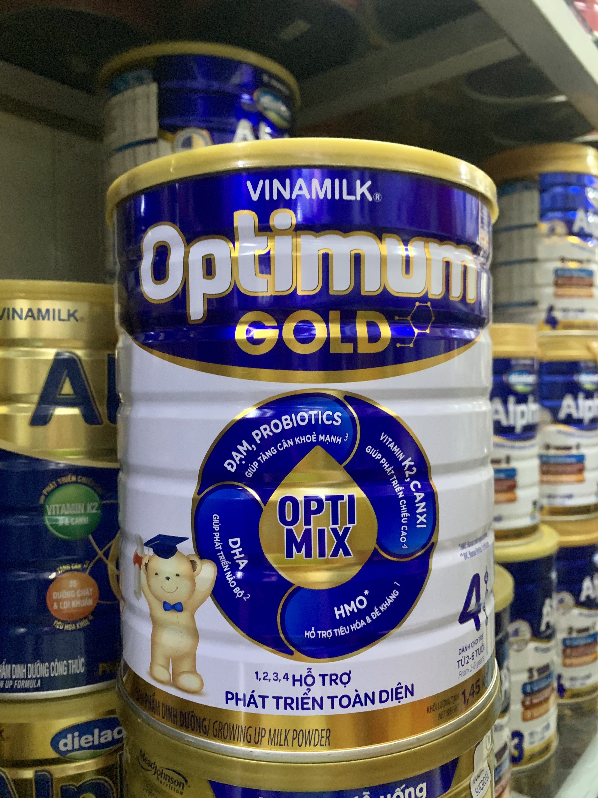 Sữa Optimum Gold 4 HMO 1.45KG (trẻ từ 2 – 6 tuổi)