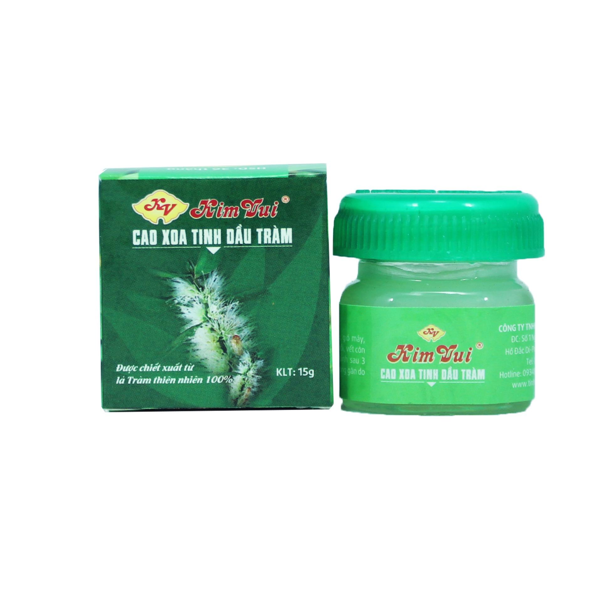 Cao Xoa Tinh Dầu Tràm Huế Kim Vui (Vàng Nhạt)