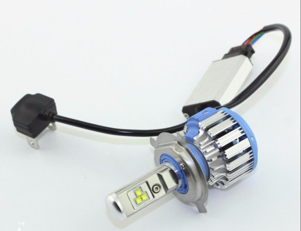 Đèn led h4 turbo t1 fa-cos xe máy 6000k