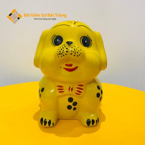 Chó đốm sứ Bát Tràng heo đất tiết kiệm