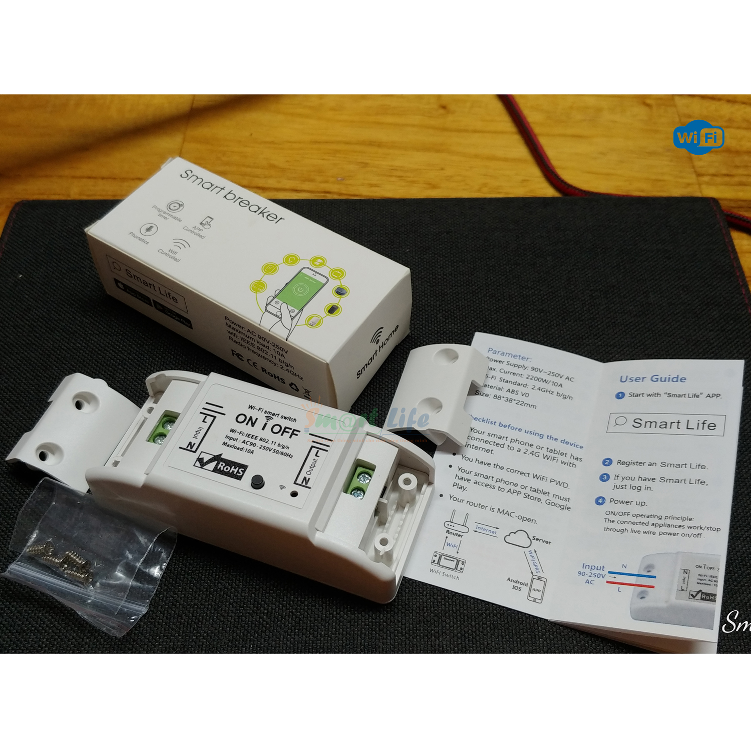 Công tắc Wifi thông minh Smart Breaker