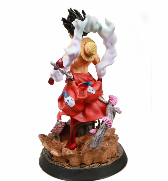 [HCM]Mô hình Figure One Piece Luffy Kimono Snake Man 37cm
