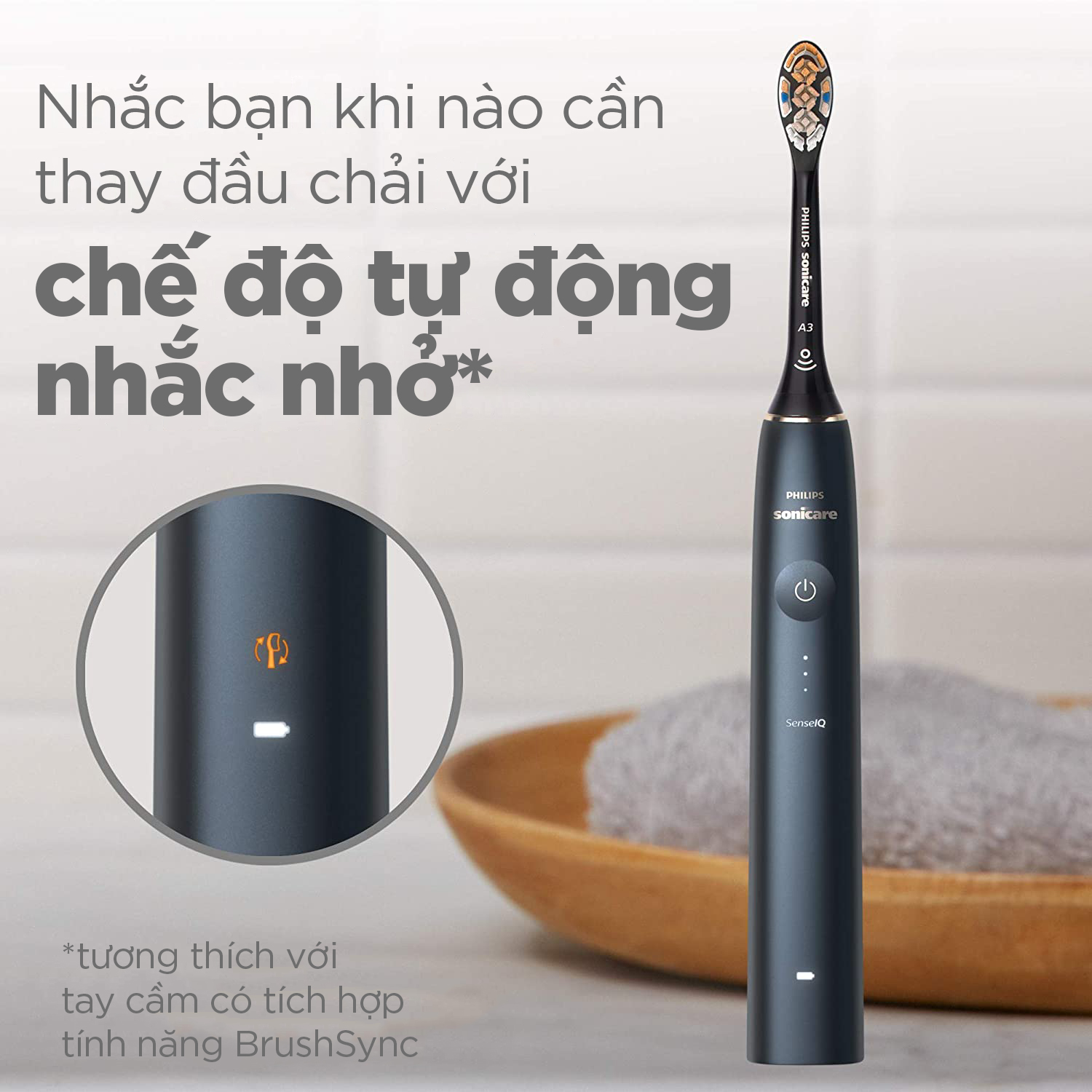 Đầu bàn chải điện Philips Sonicare A3 All-in-one