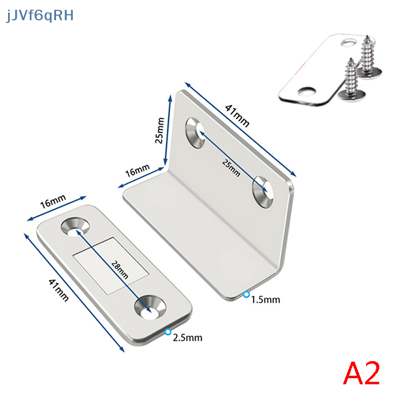 JJVf6qRH Chốt chặn cửa từ tính mạnh chốt chốt cửa tủ khóa từ cửa đồ nội thất Dụng cụ hút cửa siêu từ tính cho tủ chén