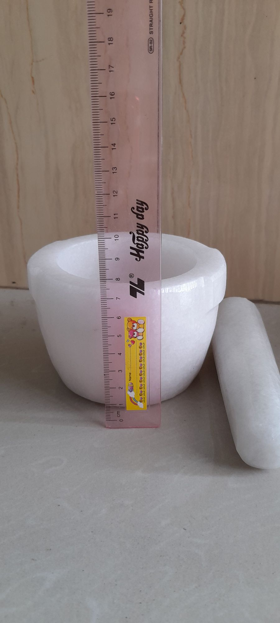 Cối đá Non Nước size 11 màu trắng