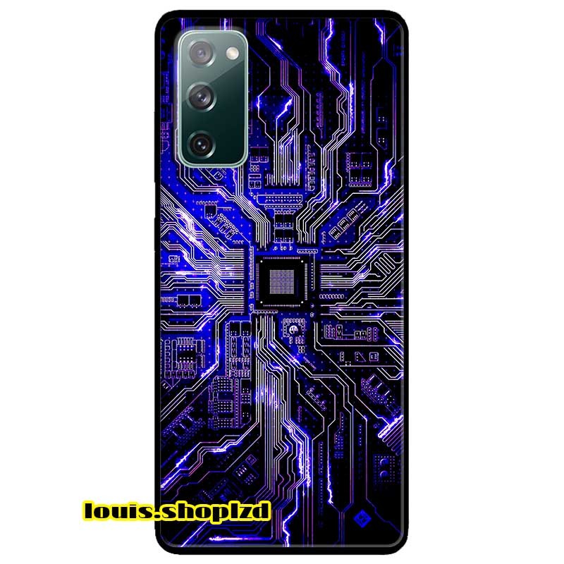 Ốp lưng dành cho samsung s20 fe mẫu bảng mạch điện