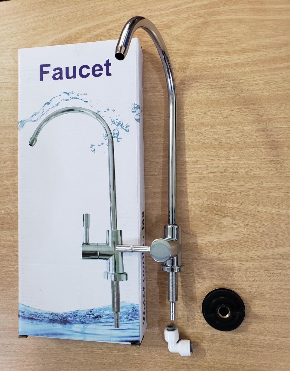 (HCM) Vòi Máy Lọc Nước RO (Faucet) - - Dùng Trong Các Máy Lọc Nước RO (Inox)