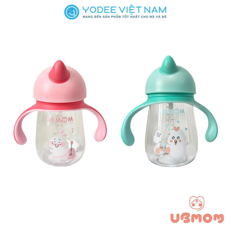Ubmom Bình tập uống cho bé 260ml