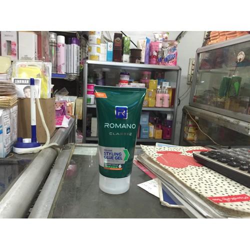 Gel tạo kiểu tóc Romano Classic 150g