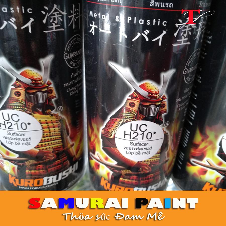 Sơn samurai - Chai sơn lót UCH210 sơn xịt samurai