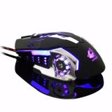 Chuột game thủ cực bền thiết kế độc lạ có LED nhiều màu V5 (dc2220)
