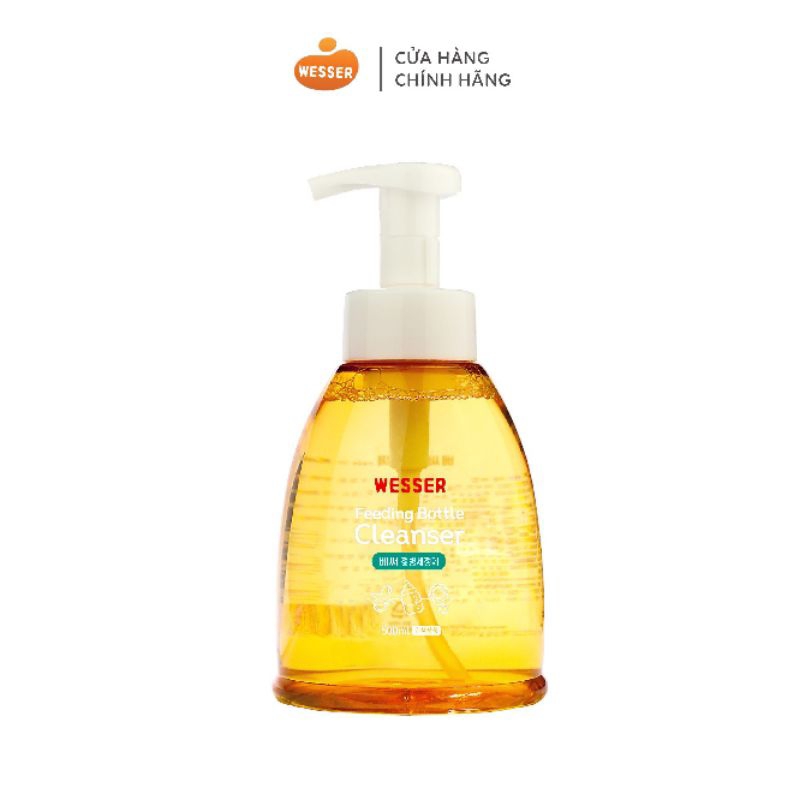 nước rửa bình sữa tạo bọt wesser dạng chai/ gói 500ml