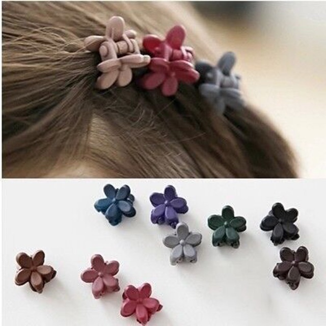 🎁 50k🎁 set 10 kẹp mini hình bông hoa gắn tóc