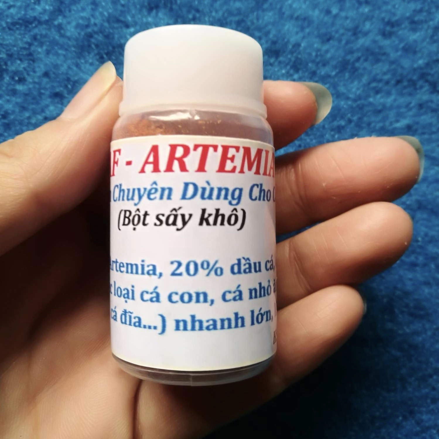 ARTEMIA BỘT SẤY KHÔ  HỦ 10gr