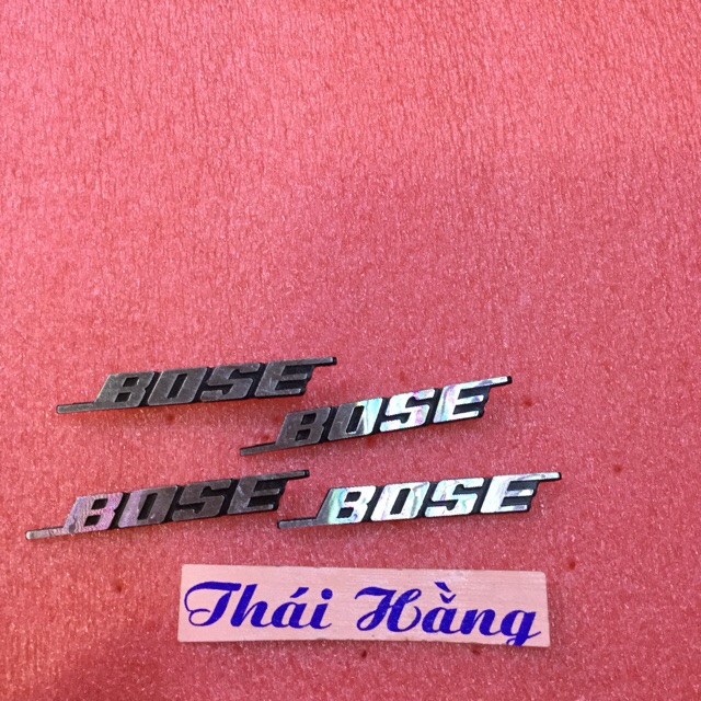 TEM LOA CHỮ BOSE CHÂN CẮM (2 ĐÔI )